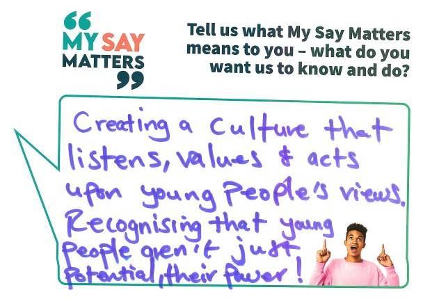 My Say Matters pledge 4