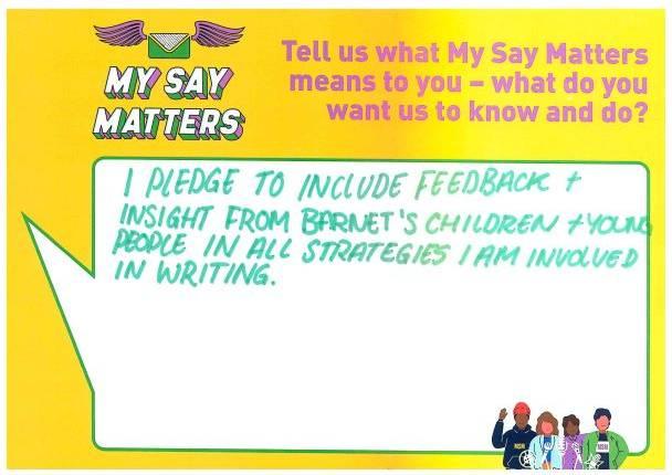 My Say Matters pledge 10