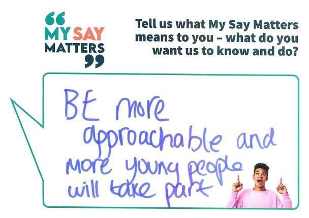 My Say Matters pledge 14