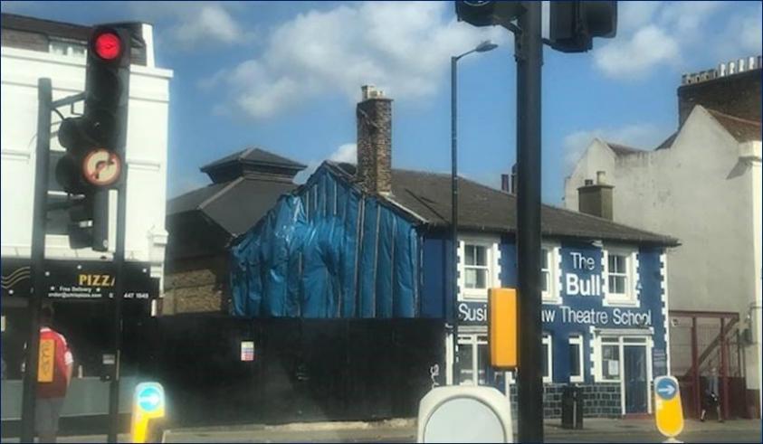 Photo of the vacant site