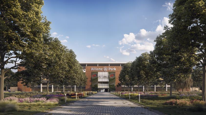 Artist impression of the new West Stand