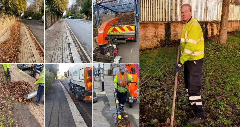 Digby, one of our Street Cleansing Driver Operatives, is part of Barnet's leaf-clearing team.